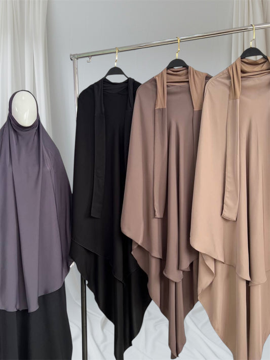 Khimar Abaya-seide